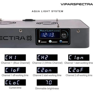 United States Aquarium Light Dimmable Full LED Coral Reef Light for Saltwater Fish Tanks, Remote Control/Timer Control Aquarium Light Dimmable Full LED Coral Reef Light for Saltwater Fish Tanks, Remote Control/Timer Control