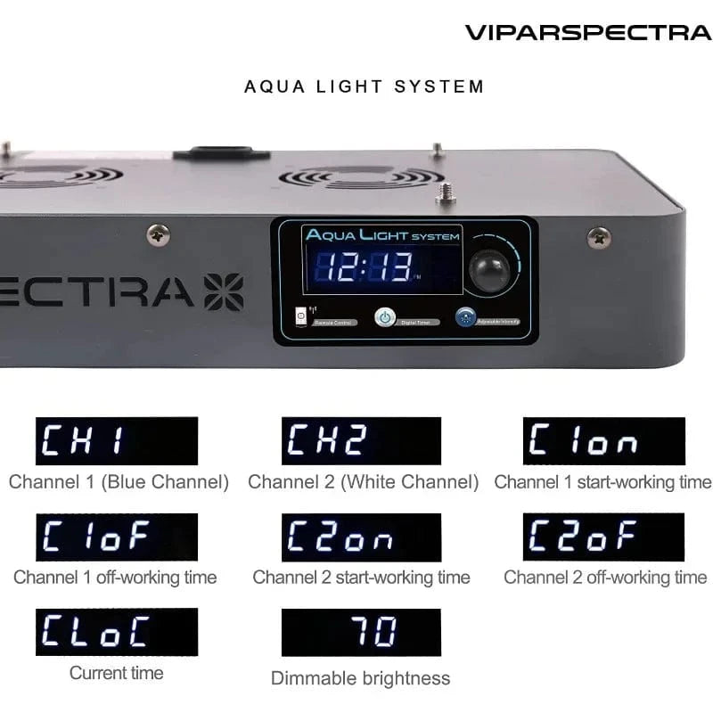 United States Aquarium Light Dimmable Full LED Coral Reef Light for Saltwater Fish Tanks, Remote Control/Timer Control Aquarium Light Dimmable Full LED Coral Reef Light for Saltwater Fish Tanks, Remote Control/Timer Control