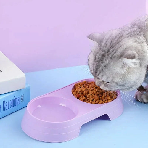 United States / brown Plastic Dog Bowl – Lightweight, Durable & Easy to Clean Pet Feeder Plastic Dog Bowl – Durable, Easy-Clean Feeding Bowl for Pets