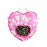 United States / daisy Hanging Grass Feeding Bag for Small Pets Feeding Bag for Pets Portable Food Storage Rabbit Hanging Pouch Feeder