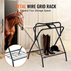 United States Folding Saddle Rack Portable Freestanding Horse Saddle Stand 132 LBS Folding Saddle Rack Portable Freestanding Horse Saddle Stand 132 LBS