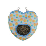 United States / pineapple Hanging Grass Feeding Bag for Small Pets Feeding Bag for Pets Portable Food Storage Rabbit Hanging Pouch Feeder