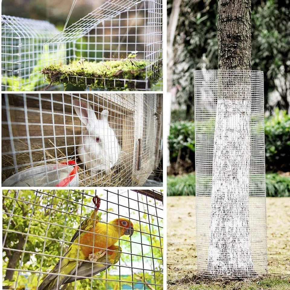 United States / WHITE Hardware Cloth 1/4 inch 48in x 100ft 23 Gauge, Hot-dip Galvanized Chicken Wire Fence Roll Hardware Cloth 1/4 inch 48in x 100ft 23 Gauge, Hot-dip Galvanized Chicken Wire Fence Roll