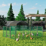 XL / United States Heavy Duty XXL Metal Kennel Hutch Chicken Run Coop, Cage Walk In Coop; Poultry Hen Rabbit Pen Heavy Duty XXL Metal Kennel Hutch Chicken Run Coop, Cage Walk In Coop; Poultry Hen Rabbit Pen