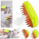 Yellow Green / United States 3 In 1 Cat Steamy Brush, Dog Grooming Comb Dog Grooming Comb 3 In 1 Cat Steamy Brush, Dog Grooming Comb